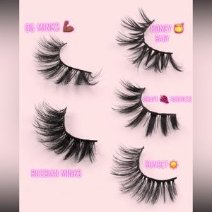 Fluffy mix Lashes 10-25mm 3D Mink Lashes Long Natural Thick false lashes